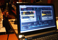 traktor in waiting position